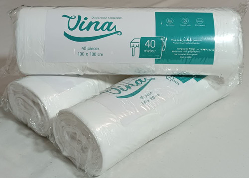 سفره یکبار مصرف وینا کد 02 رول 40 متری 25 رول در کارتن