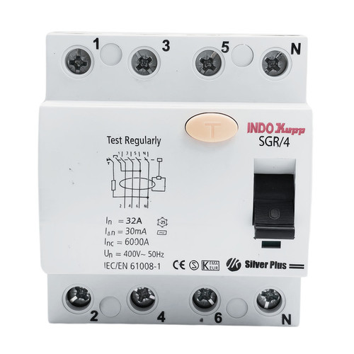 فیوز محافظ جان سه فاز 32 آمپر ایندوکوپ مدل 32